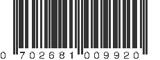 UPC 702681009920