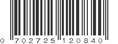 UPC 702725120840