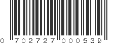 UPC 702727000539