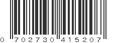 UPC 702730415207