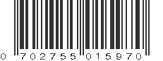 UPC 702755015970