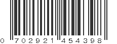 UPC 702921454398