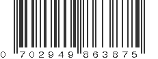 UPC 702949863875