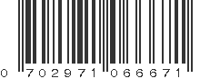 UPC 702971066671