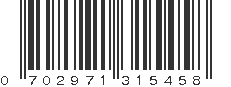 UPC 702971315458