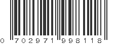 UPC 702971998118