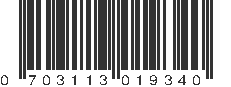 UPC 703113019340