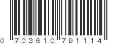 UPC 703610791114