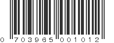 UPC 703965001012