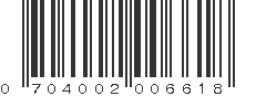 UPC 704002006618