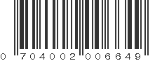 UPC 704002006649