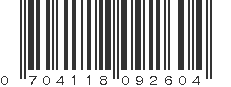 UPC 704118092604