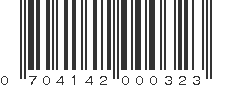 UPC 704142000323