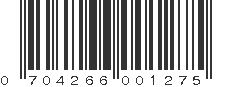 UPC 704266001275