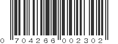 UPC 704266002302