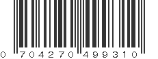 UPC 704270499310