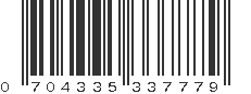 UPC 704335337779