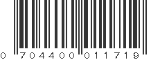 UPC 704400011719