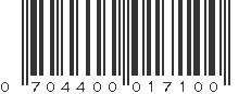 UPC 704400017100