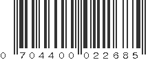 UPC 704400022685