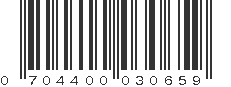 UPC 704400030659