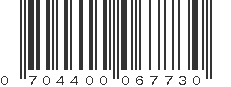 UPC 704400067730