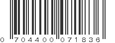 UPC 704400071836