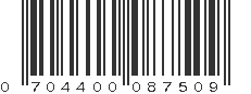 UPC 704400087509