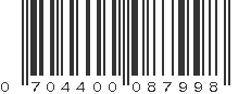 UPC 704400087998