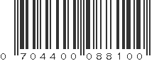 UPC 704400088100