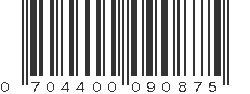 UPC 704400090875