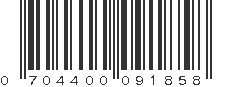 UPC 704400091858