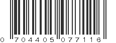 UPC 704405077116