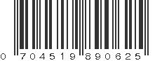 UPC 704519890625