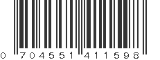 UPC 704551411598