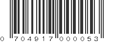 UPC 704917000053