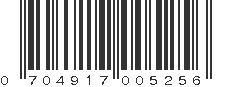 UPC 704917005256