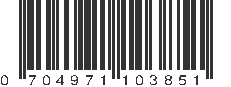 UPC 704971103851