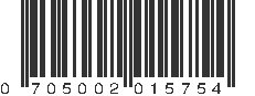 UPC 705002015754