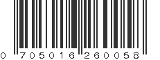 UPC 705016260058