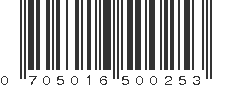 UPC 705016500253