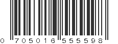 UPC 705016555598