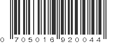 UPC 705016920044