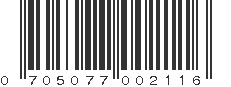 UPC 705077002116