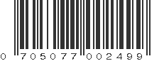 UPC 705077002499