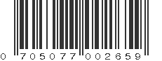 UPC 705077002659