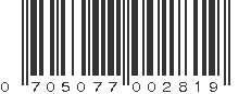 UPC 705077002819