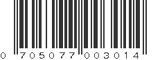 UPC 705077003014