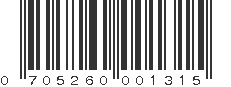 UPC 705260001315