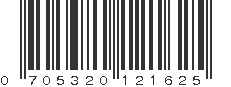 UPC 705320121625